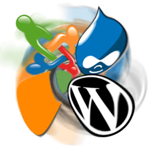 Drupal, Wordpress, Joomla!