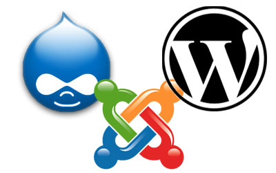 WordPress vs Joomla! vs Drupal
