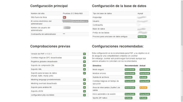 Instalación Joomla! 3.2