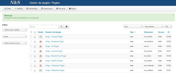 Plugins de Xmap